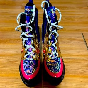 Cape Robbin Mermaid Heel Boots size 7